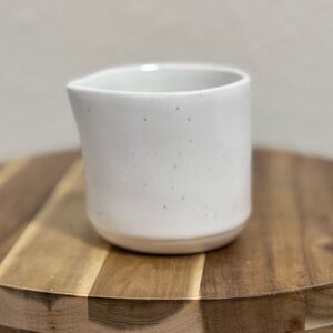 FABLE HOME Small Carafe | Speckled White | Semi-Matte Ceramic Creamer Pitcher ✨